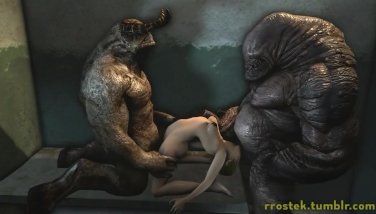 3d animation monster porno